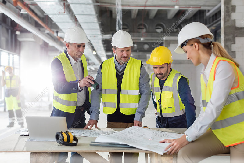 Engineers Reviewing Plans